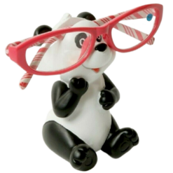 Brilleholder, der ligner en panda.