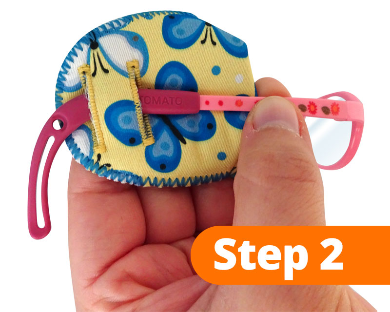 Guide Eye patch with nose pad - Step 2