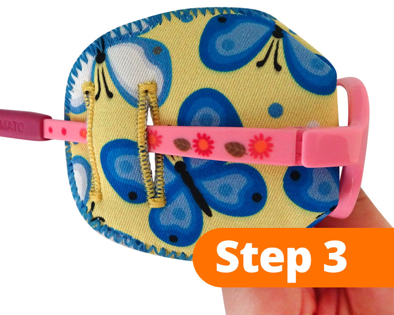Guide Eye patch with nose pad - Step 3