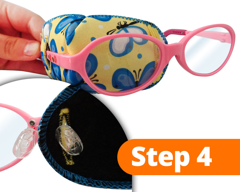 Guide Eye patch with nose pad - Step 4