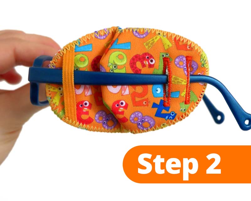 Guide Eye patch without nose pad - Step 2 Left
