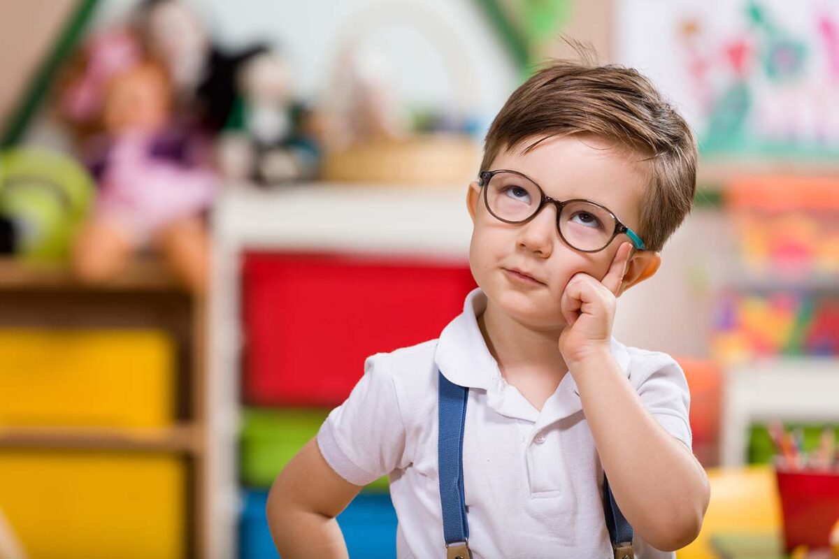 boy with glasses