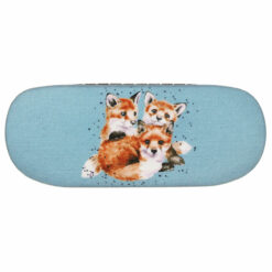 Wrendale glasses case with foxes - Snug as a cub