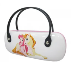 Glasses case with a handle - Unicorn