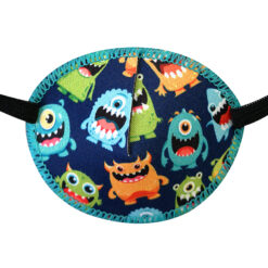 Kay Fun Patch eye patch of fabric with rubberband - Monster Fun