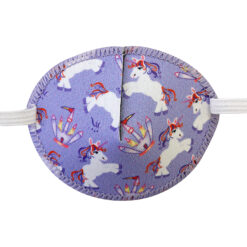 Kay Fun Patch eye patch of fabric with rubberband - Unicorn