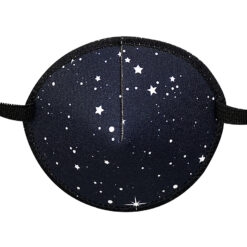 Fabric eye patch for adults - Navy colour with stars on. Called Navy Stars.
