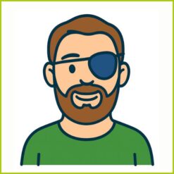 Eye patches with elastic for adults