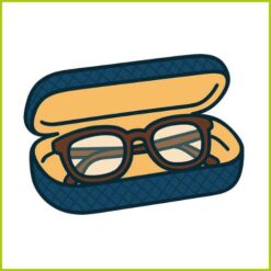 Hard glasses case